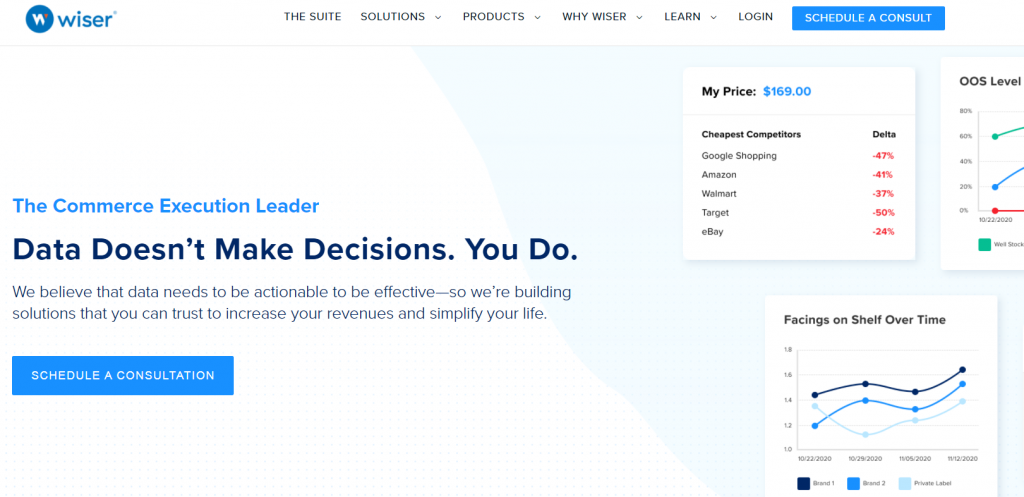 Wiser homepage