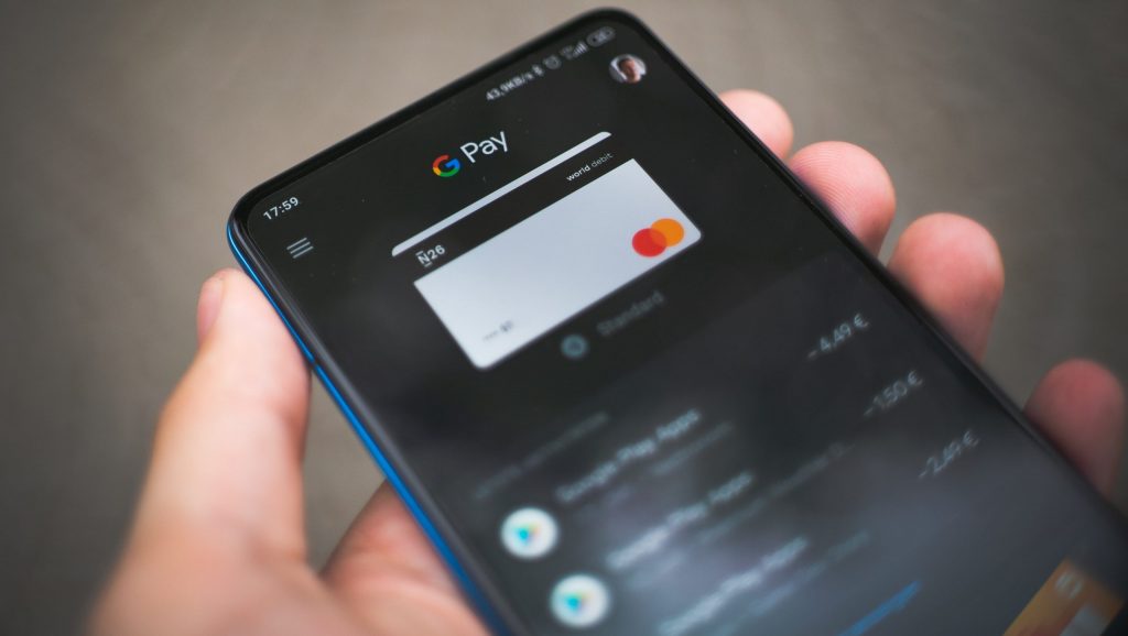 Google Pay with a N26 credit card attached.