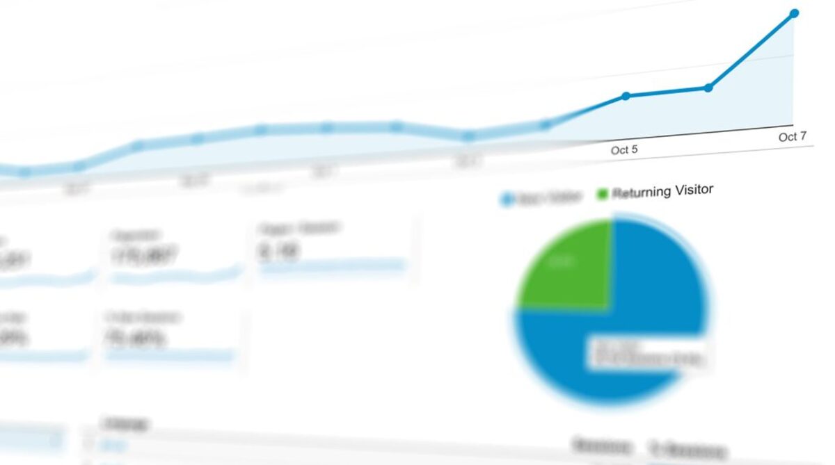 Blue and green pie chart