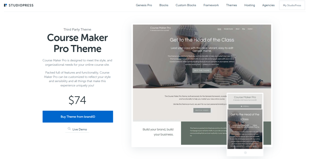 Coursemaker website