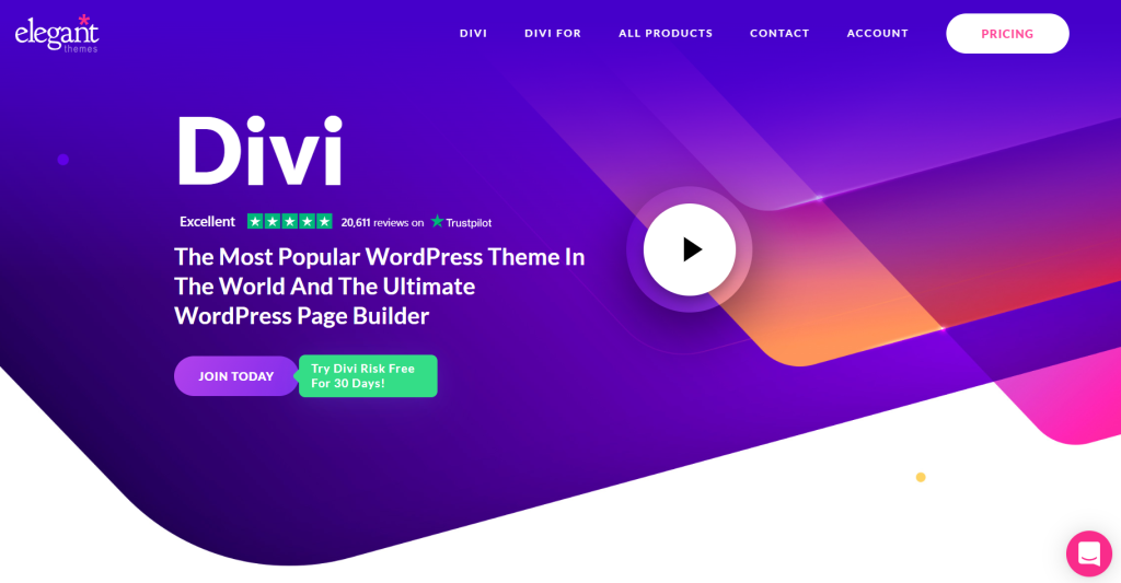 Divi website