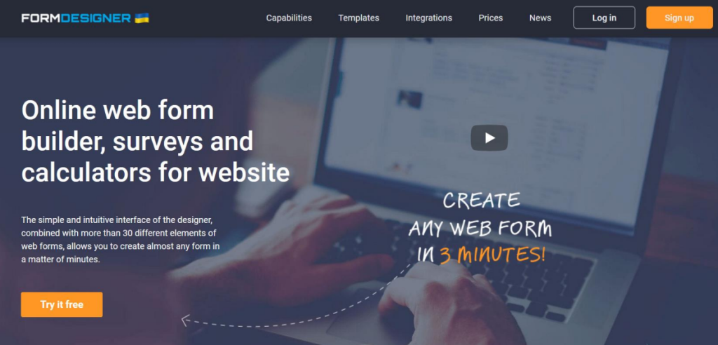 FormBuilder website