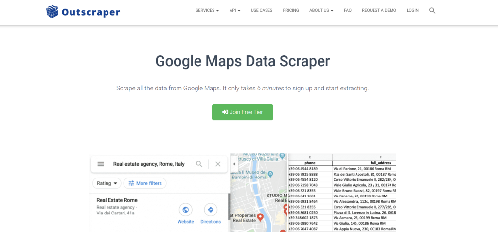 Google Maps Scraper Homepage 1024x477 