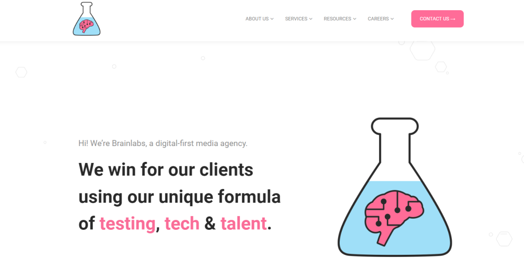 Brainlabs homepage