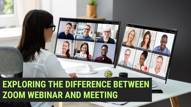 Difference Between Zoom Webinar and Meeting