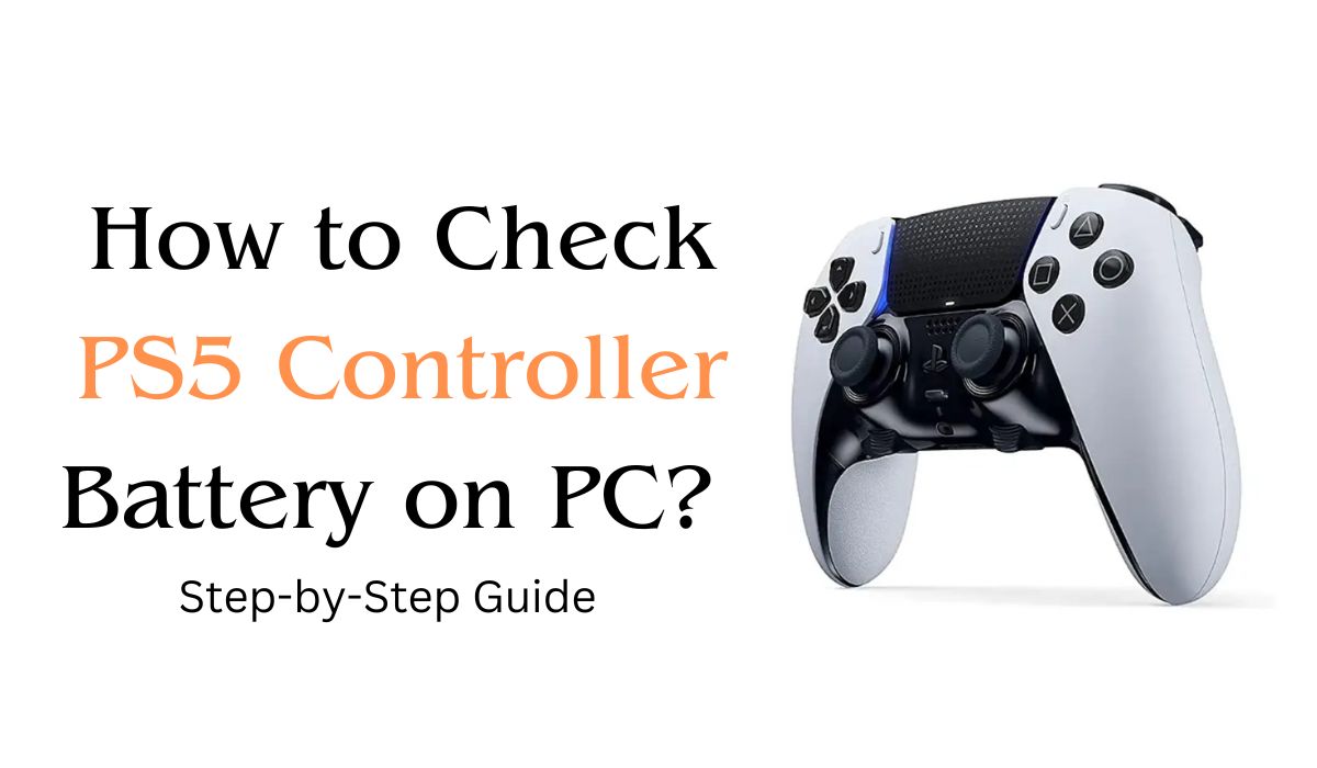 How to Check the Controller Battery Level on a PS5