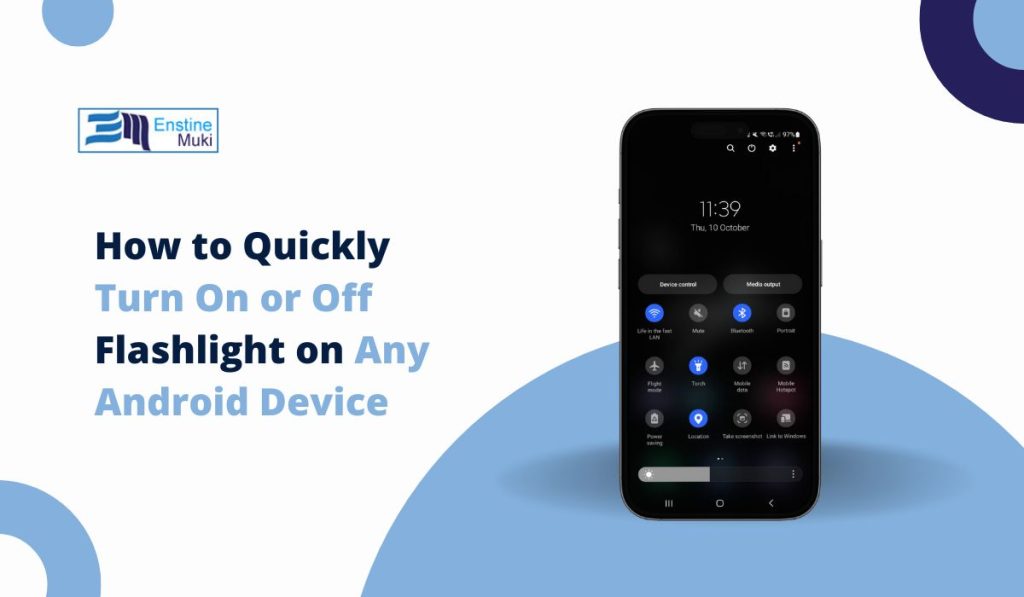 How to Quickly Turn On or Off Flashlight on Any Android Device