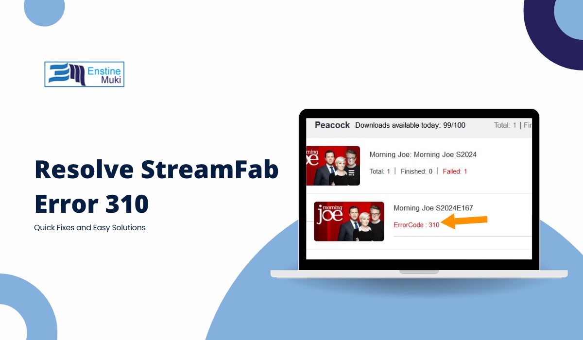 Resolve StreamFab Error 310: Quick Fixes and Easy Solutions