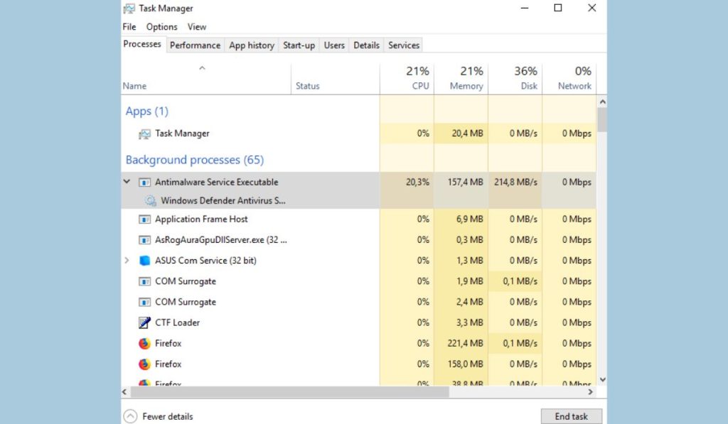 Understanding Antimalware Service Executable in Windows