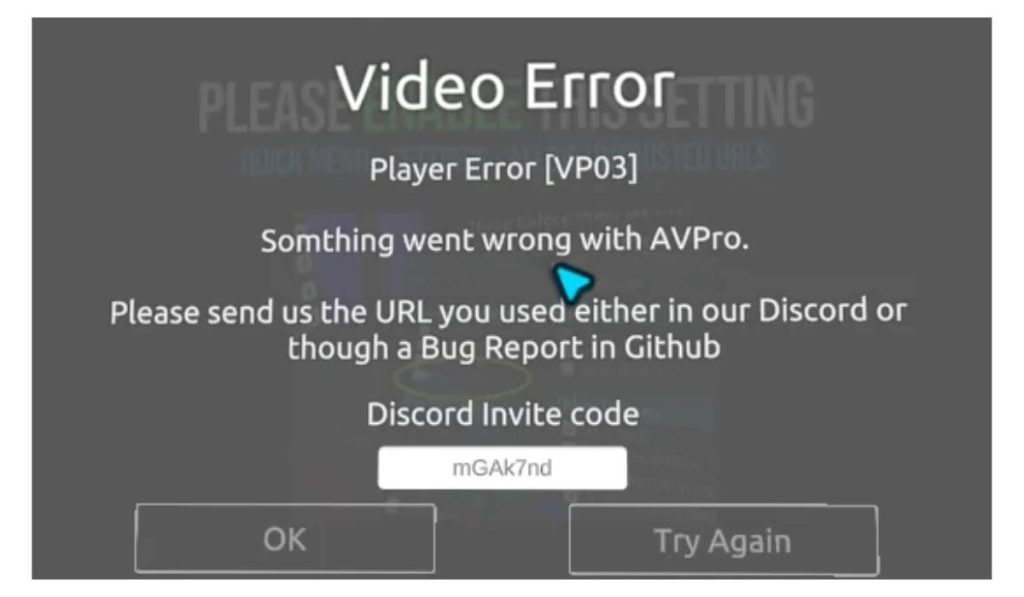 What’s the VRChat Video Player Error, and Why Does It Happen?