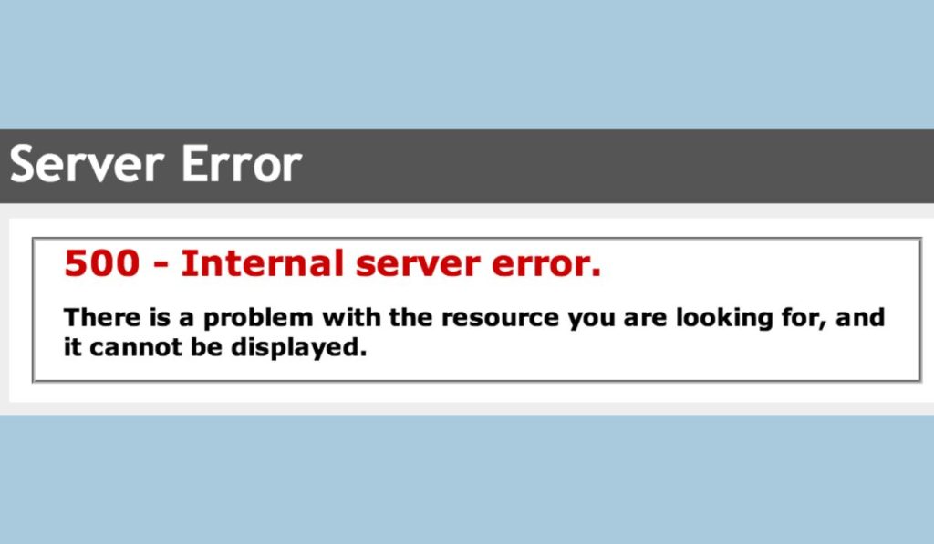 Common Causes of HTTP 500 Internal Server Error