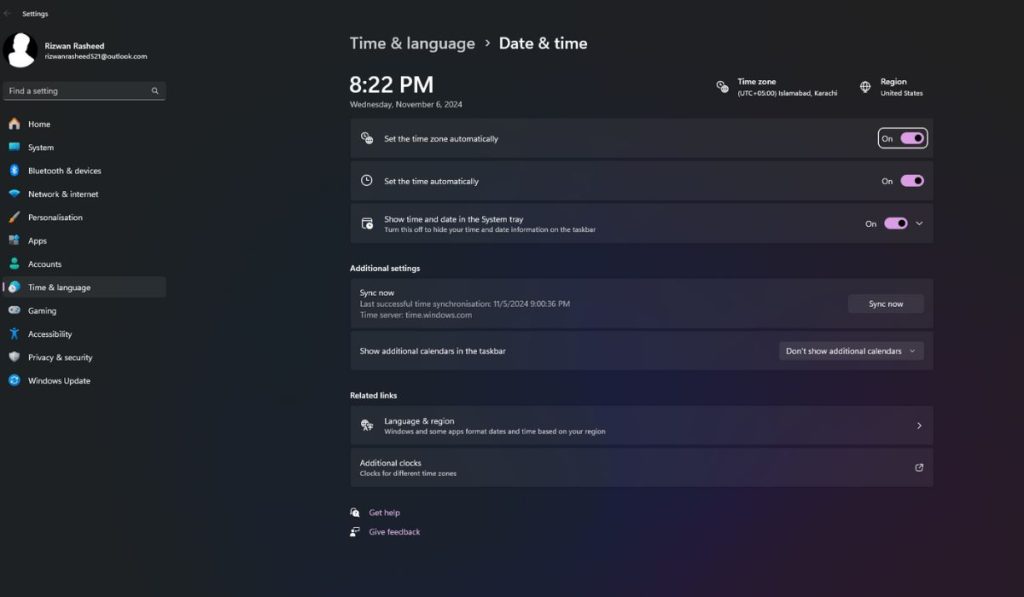 Solution 1: Adjust Date and Time Settings