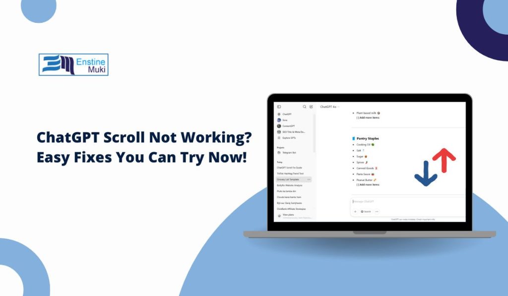 ChatGPT Scroll Not Working? Easy Fixes You Can Try Now!
