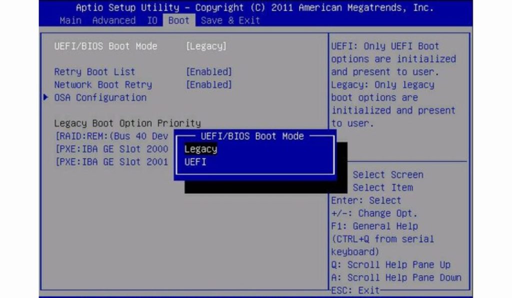 Step 1: Verify BIOS/UEFI Settings