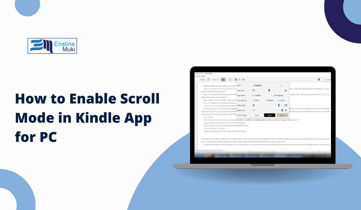 How to Enable Scroll Mode in Kindle App for PC