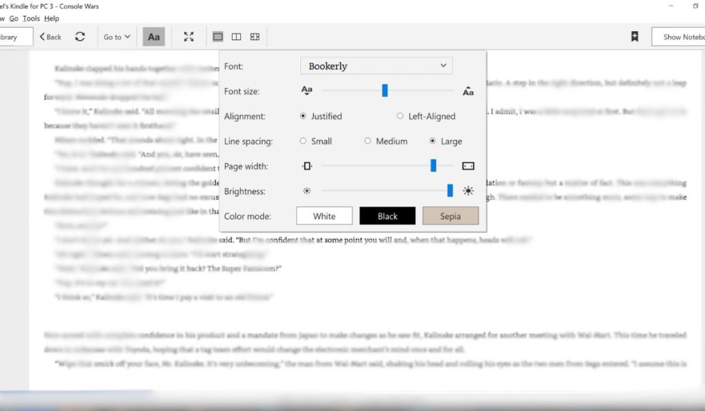How to Enable or Disable Scrolling in Kindle App for PC