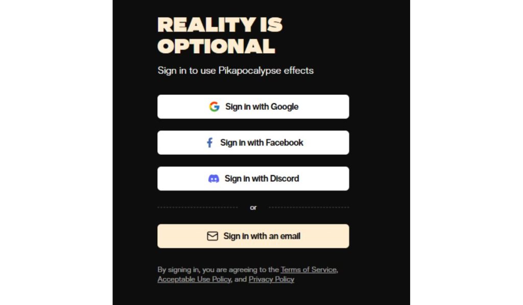 Pika Art Login Options: Google, Discord, or Magic Link