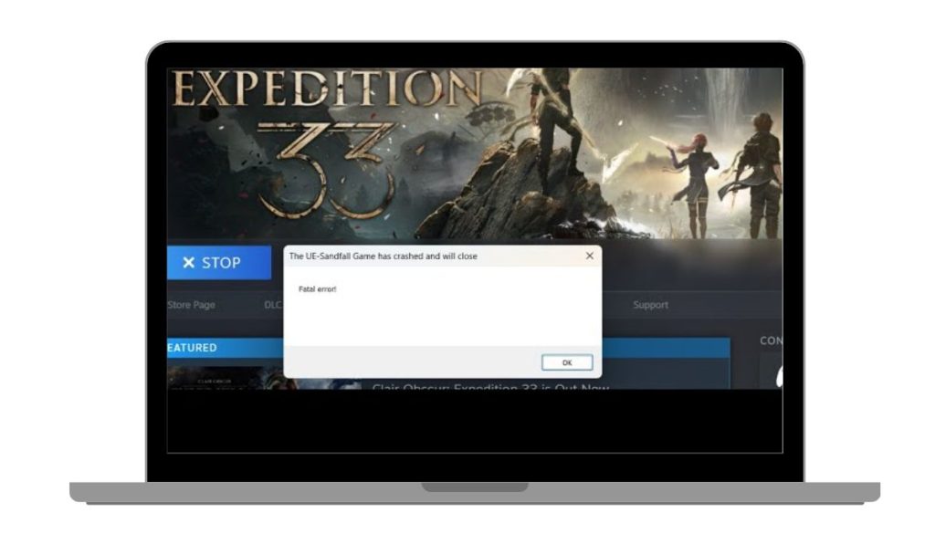 Expedition 33 Fatal Error