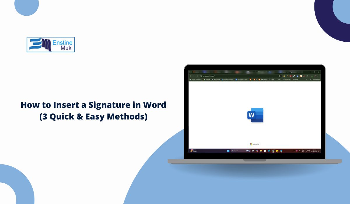 How to Insert a Signature in Word (3 Quick & Easy Methods)