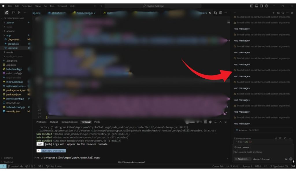 Model failed to call the tool with correct arguments