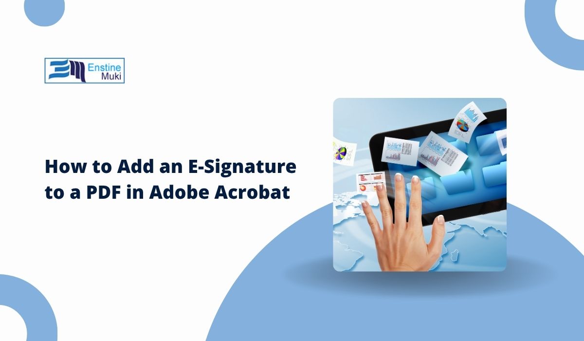 How to Add an E-Signature to a PDF in Adobe Acrobat