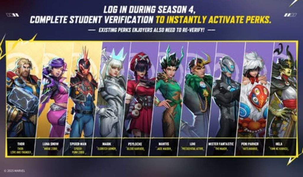 What Are Marvel Rivals College Perks