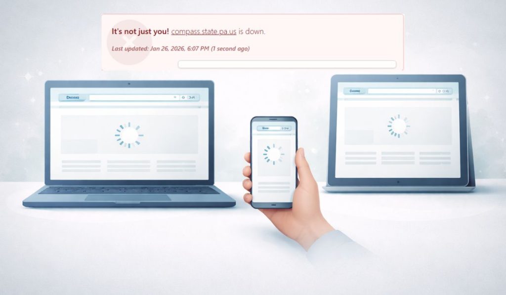 How to Check If PA Compass Is Down for Everyone