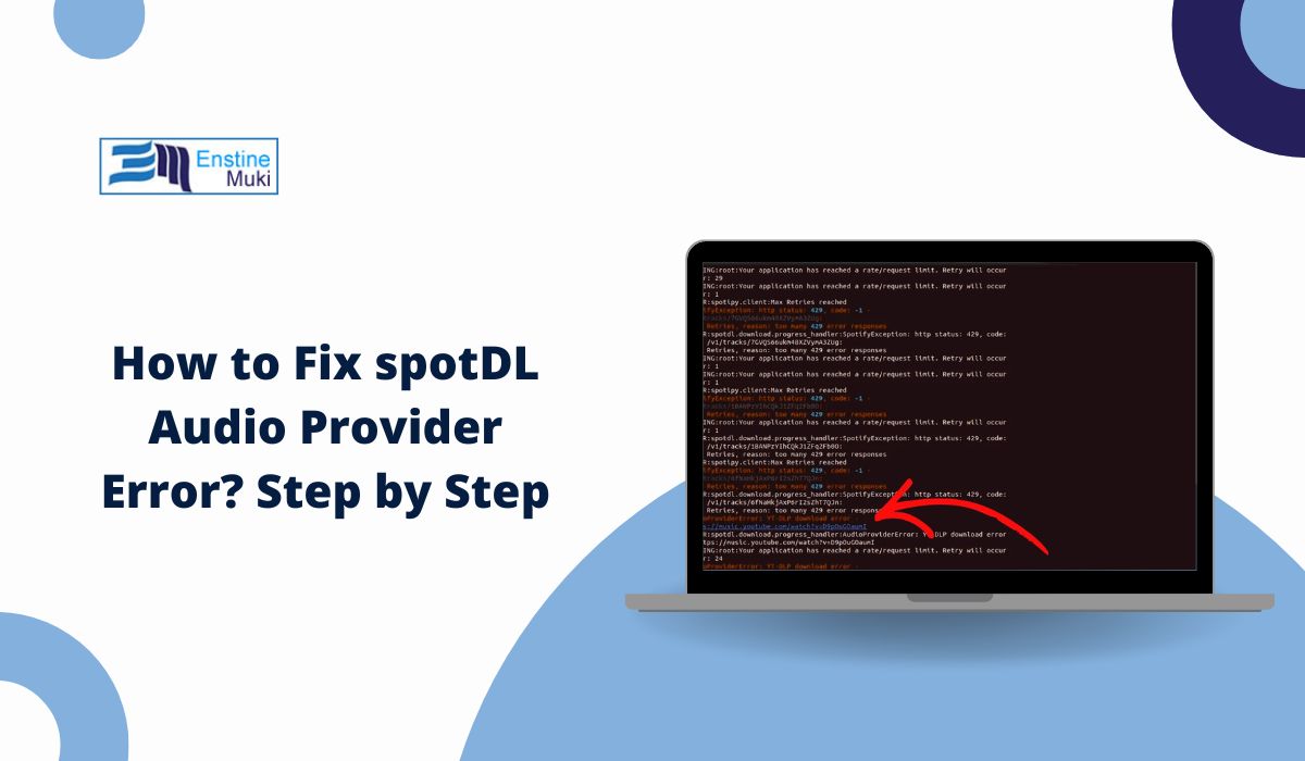 How to Fix spotDL Audio Provider Error