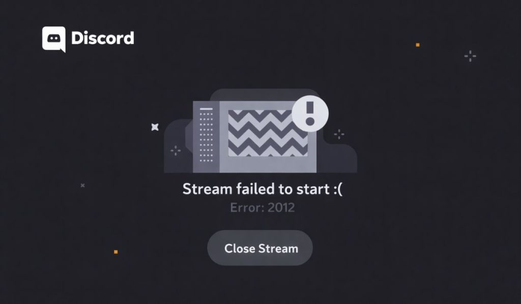 What Is Discord Error 2012