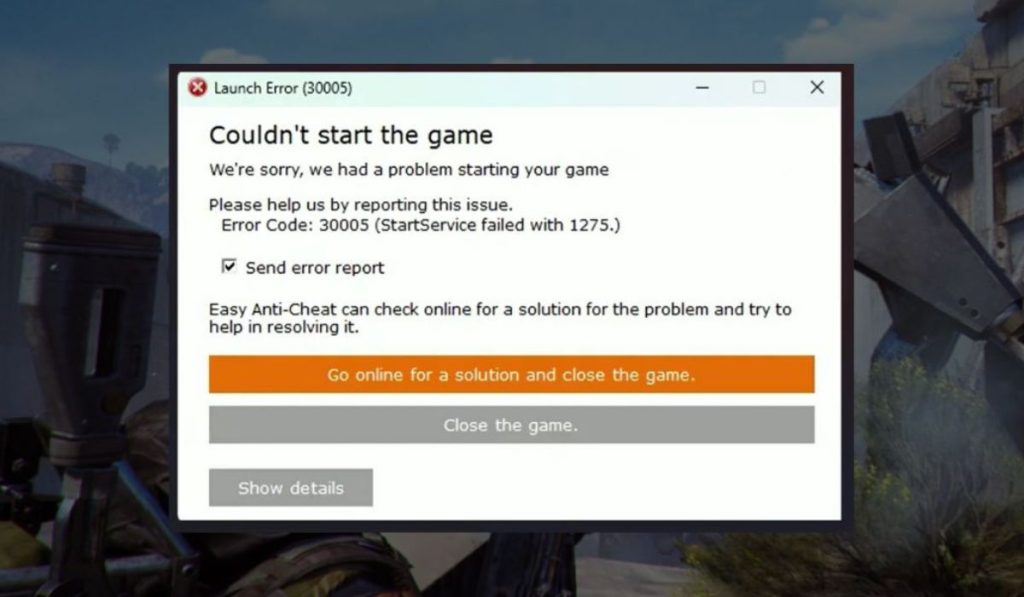 What Is ARC Raiders Error Code 30005