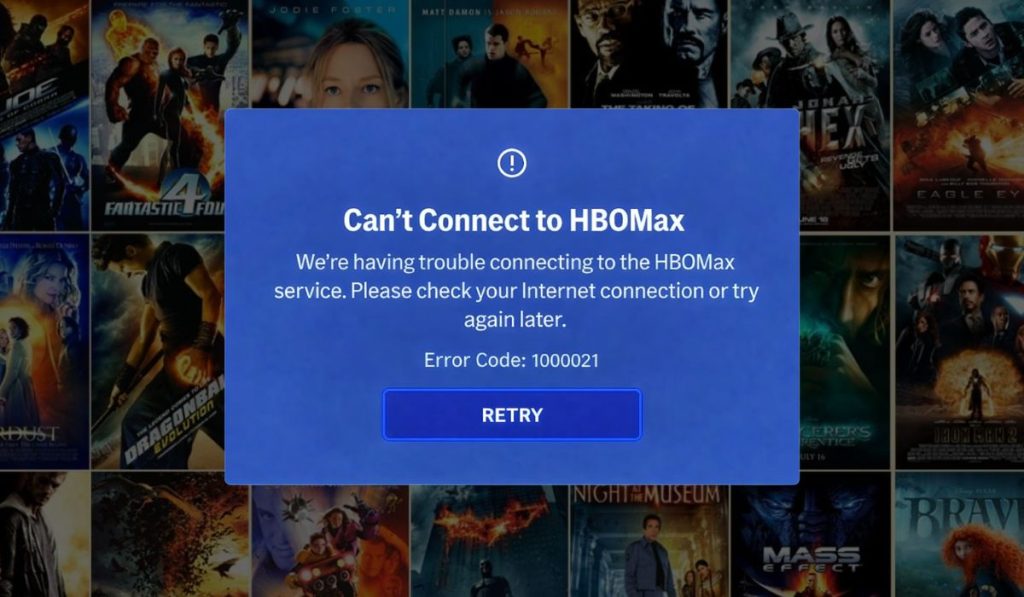 What Is HBO Max Error Code 1000021